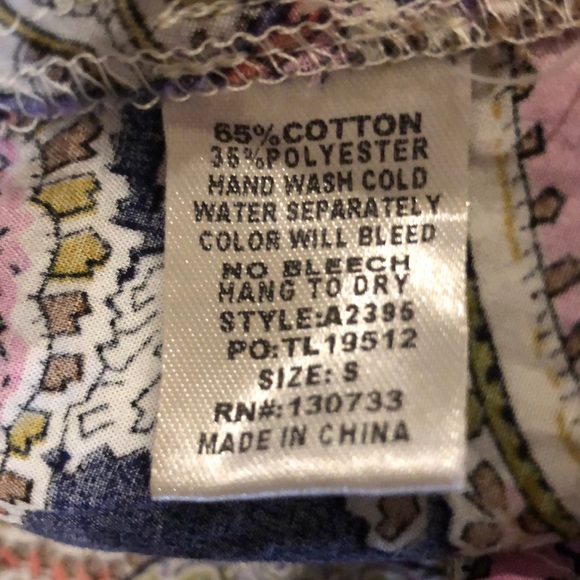 Umgee Boho Paisley Lace Dress Small - Picture 6 of 6